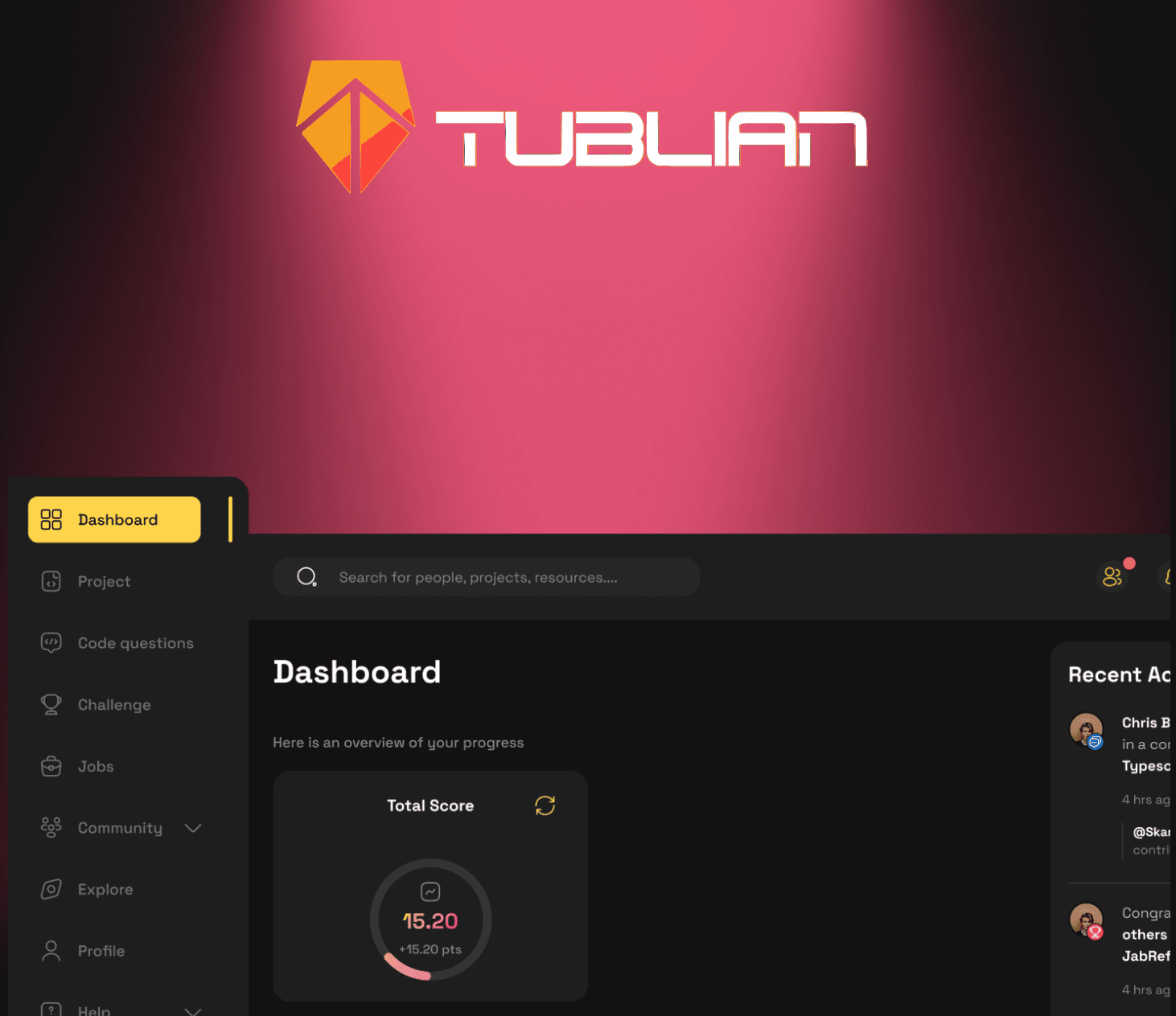 Introducing the new Tublian Developer Dashboard.